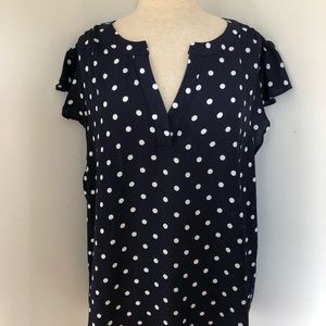 Andrée by UNIT sleeveless polka dot top
